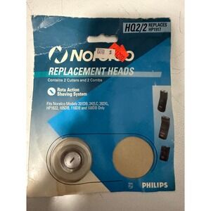 Norelco‎ HQ2/2 Shaver Replacement Heads, 2 Cutters, 2 Combs, Philips, HP1917